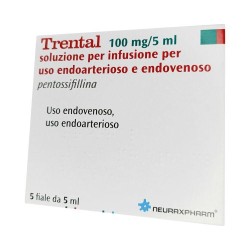 Трентал р-р для в/в и в/а введ. 100 мг/5 мл 5 мл 5 шт.