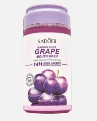 Ополаскиватель для полости рта Sadoer освежающий с пищевой содой и экстрактом винограда 500 мл