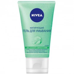 Гель для умывания Nivea Аква эффект матирующий для жирной кожи 150 мл