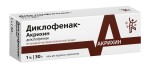 Диклофенак-Акрихин, мазь д/наружн. прим. 1% 30 г №1